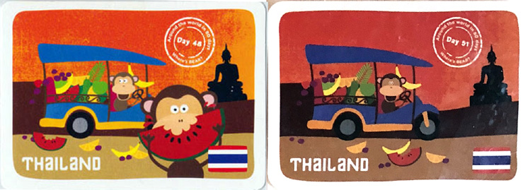 Yoyo Bear Thailand Card Variants